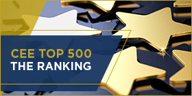 CEE Top 500 Ranking - golden stars