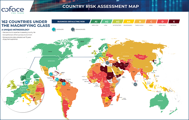 Country Risk Assessment Map - Q4 2021