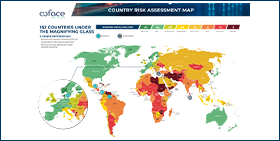 Country Risks Assessment map Q3-2023