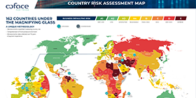 Mapa procene rizika po državama za Q4-2023